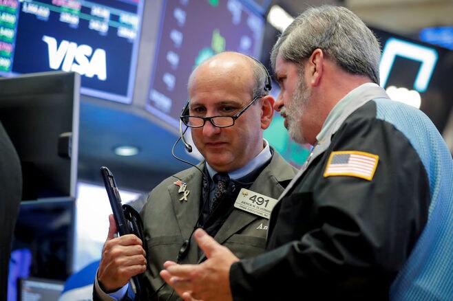 米株式はS&P500下落､金利上昇や貿易懸念で