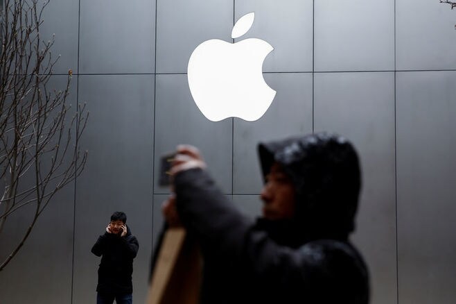 米アップル､1─3月の売上高見通しは低調