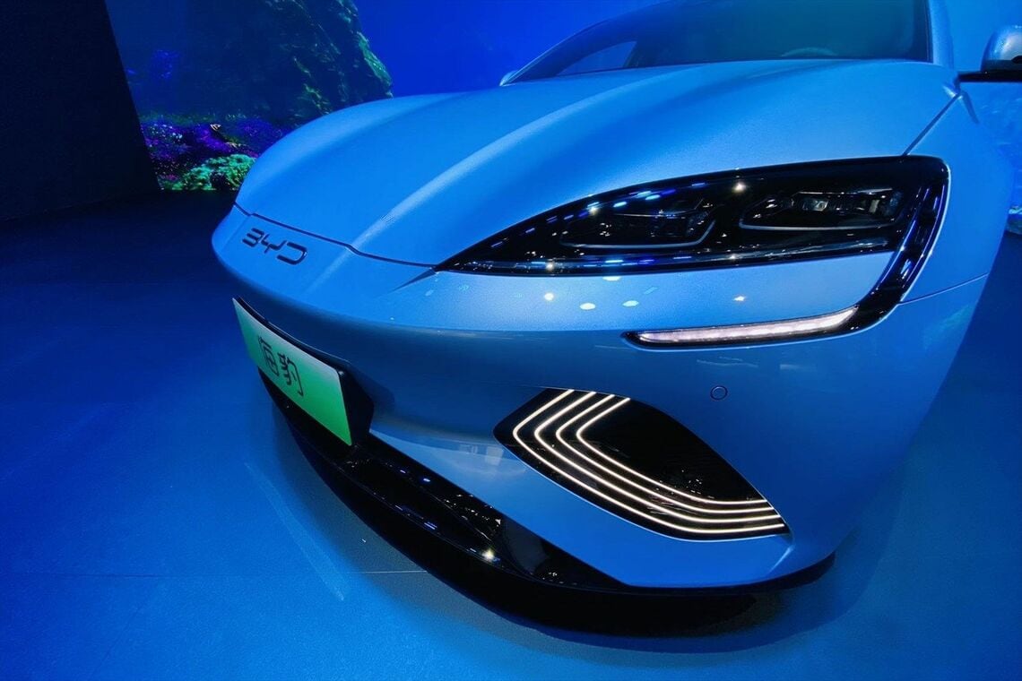 BYDの人気モデル、SEAL（筆者撮影）