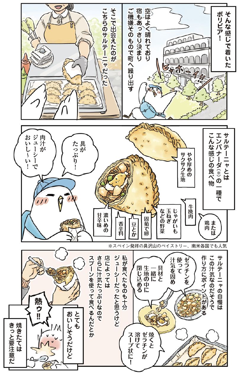 ボリビアの旅の漫画