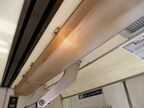 減光した状態の照明。尾瀬方面などの夜行列車に