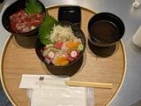 海鮮丼もいざ実食（筆者撮影）
