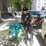 ジョージアではウーバーではなくwoltが強い（筆者撮影）