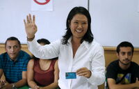 ペルー大統領選､1位と2位の決選投票に フジモリ氏とクチンスキ氏