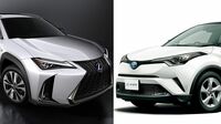レクサスUXとトヨタC-HRは何が違うのか まもなく登場のコンパクトSUVを徹底解剖