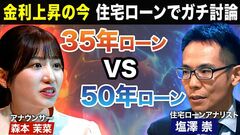 【住宅ローンの借り方】「50年時代」到来？「35年時代」継続？／インフレや金利上昇で変わる新常…