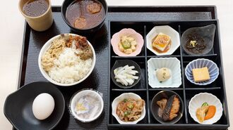 晴海にある、東京海員会館のモーニングメニュー