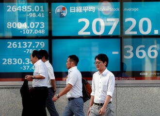 日経平均は大幅続落､短期的に下げ止まりも？