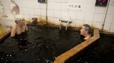 Fancy a Soak in a Black Hot Spring?