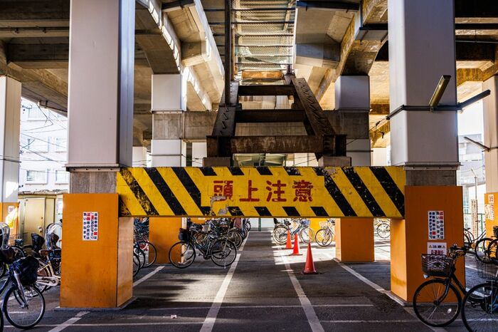 梅島駅の高架下