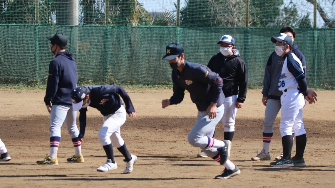 「甲子園夢プロジェクト」合同練習の様子（写真：筆者撮影）