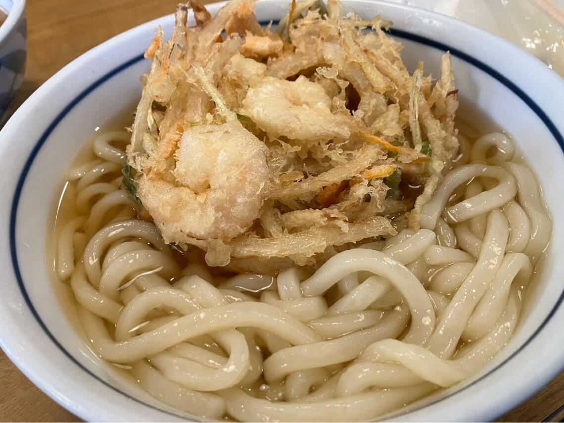 かき揚げうどん