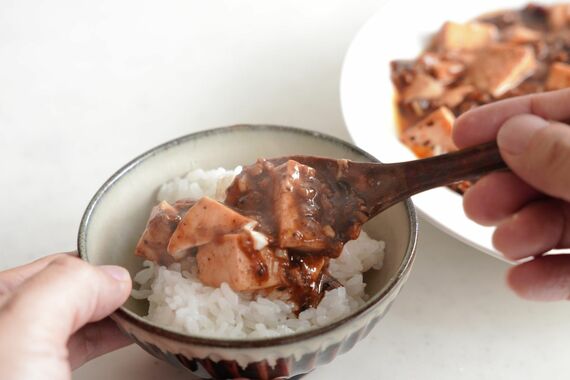 白いご飯と麻婆豆腐