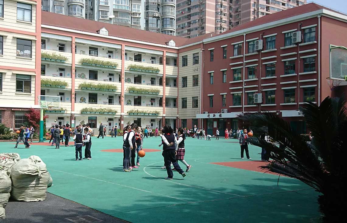 上海市内の公立小学校の様子（写真：中島恵氏提供）