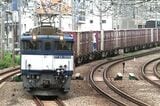 早朝の山手貨物線はひっきりなしに貨物列車が通過し、EF64形・EF64形1000番台牽引の列車も多かった（撮影：南正時）