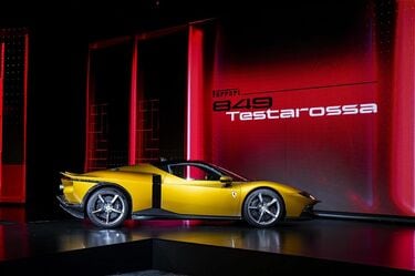 非売品】フェラーリ849 テッサロッサ スパイダー ポスター 印刷物 レア