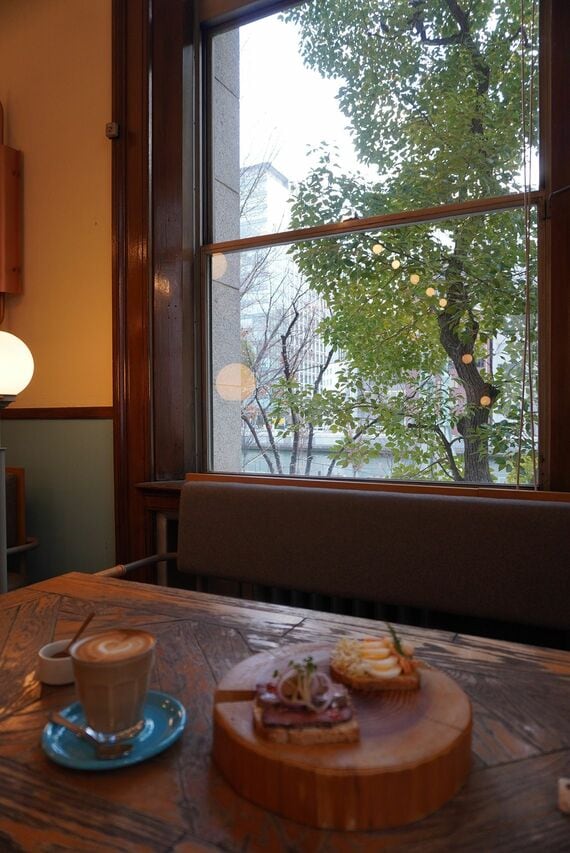 カフェから見える景色