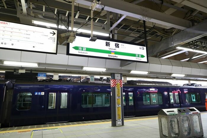 9月2日、新宿駅に初めて乗り入れた相鉄の車両