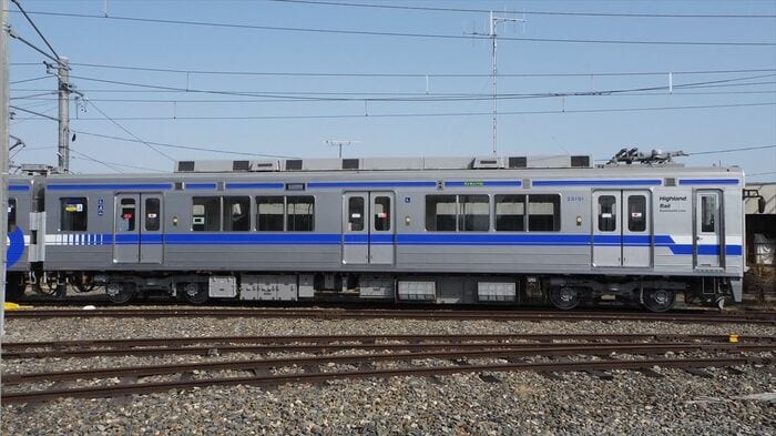 20101号車はモーター付きの電動車（モハ）。