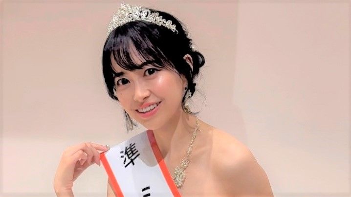 ミス慶應準グランプリに輝いた土川満里奈さん