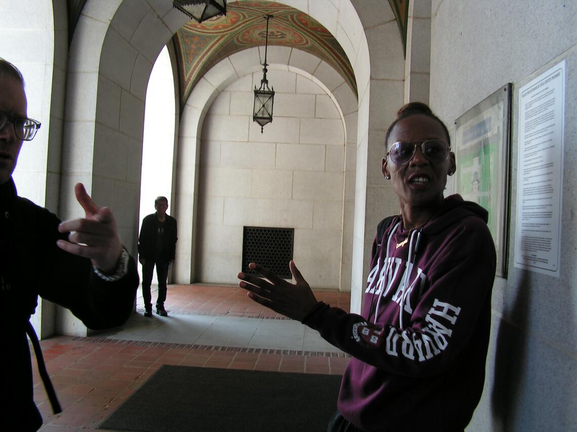 ロスの公立小中学校で教師を務めたニッキ・ジャクソンさん（写真：筆者撮影）