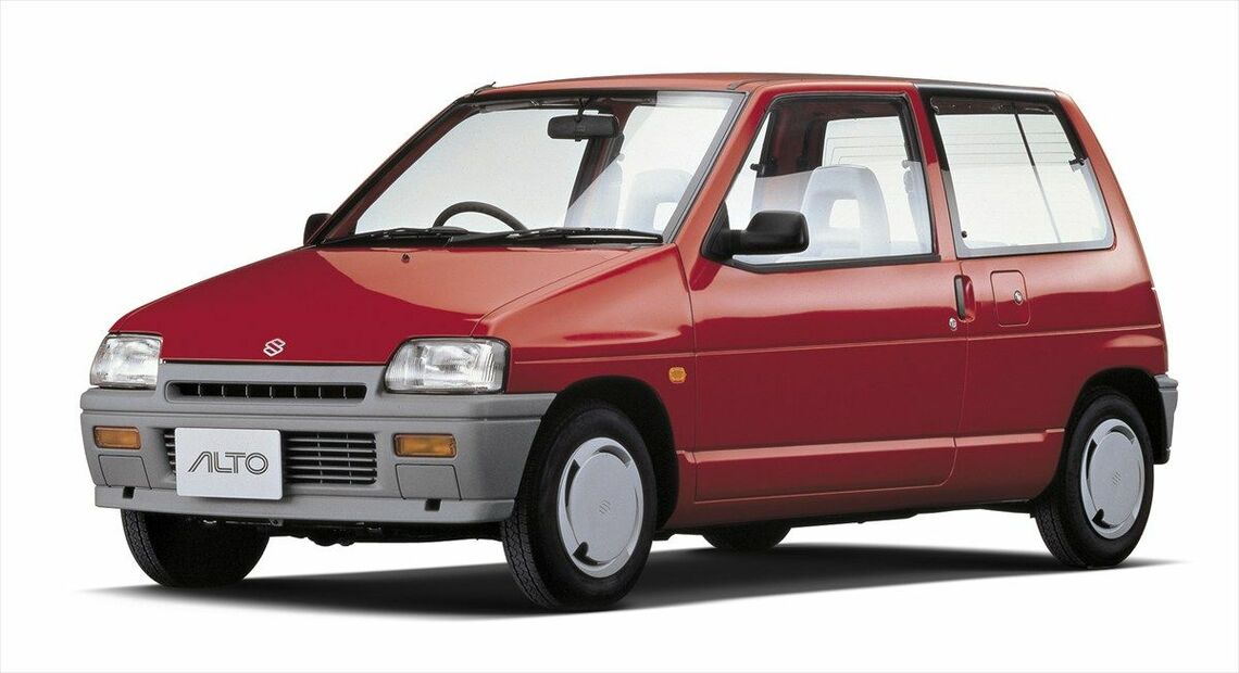 1988年発売の3代目「アルト」（写真：スズキ）
