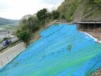 復旧工事前の豊肥線の被災現場