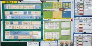学校のどこで授業を受けてもOK。写真は自分の居場所を知らせる「イマここボード」