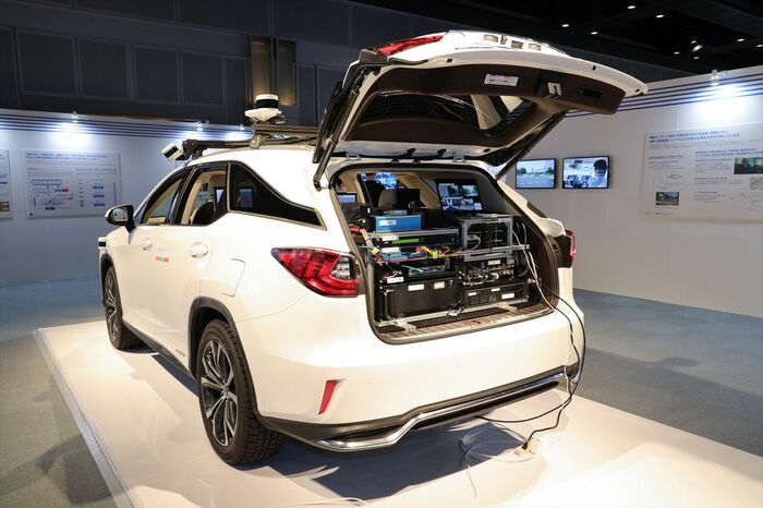 金沢大学の東京臨海部での実証実験参加車両