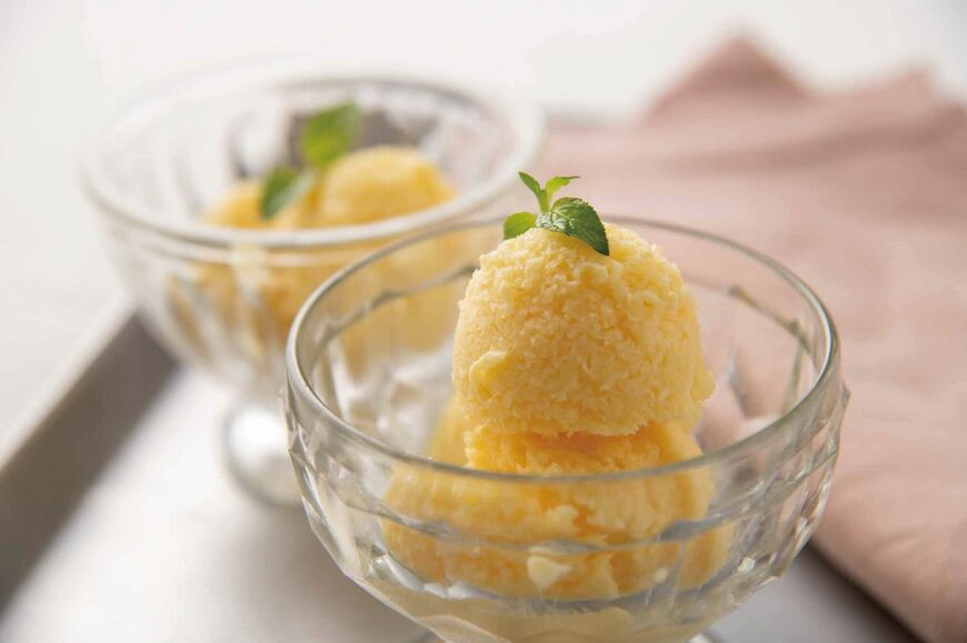 奇跡の桃シャーベット