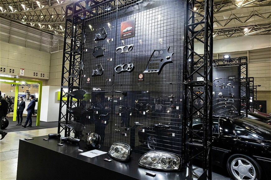 トヨタの展示内容（筆者撮影）