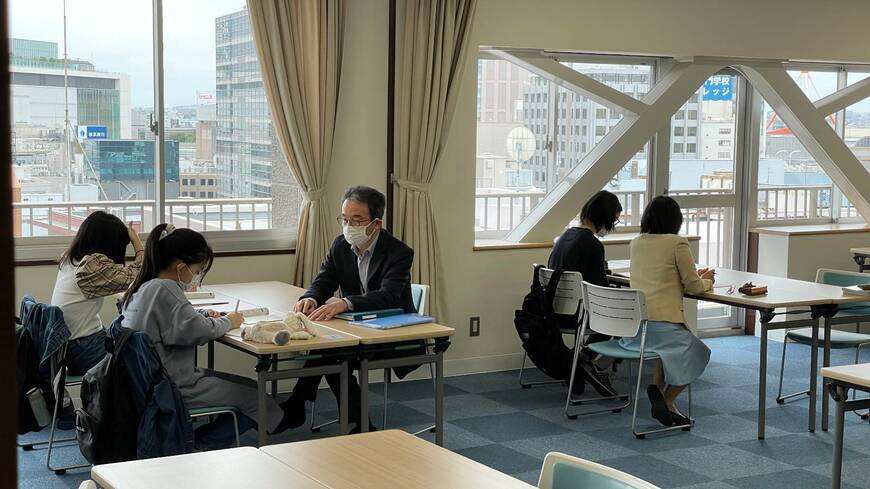 センターでの学習が在籍校での出席日数に加算される（筆者撮影）