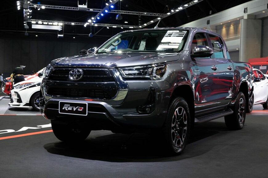 バンコク・インターナショナル・オートサロン2022の会場内（筆者撮影）