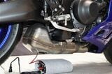 第52回 東京モーターサイクルショーに参考出品されたヤマハ「YZF-R9」（筆者撮影）