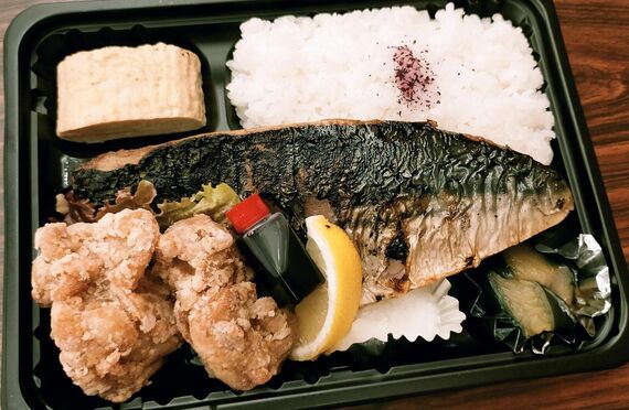 唐揚げ鯖焼き