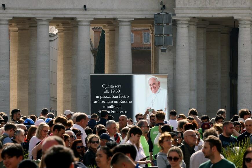 前教皇フランシスコは4月21日に死去した（写真：ブルームバーグ）