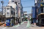 草加駅前の一角。古くからにぎわってきた町らしく、