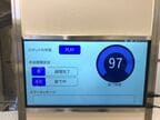 茹で時間は100秒。ロボットとそばの調理状況がわかる
