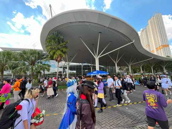 インドネシアのコミケ入口