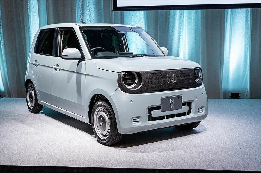 ホンダの新型軽乗用EV「N-ONE e:」（写真：三木 宏章）