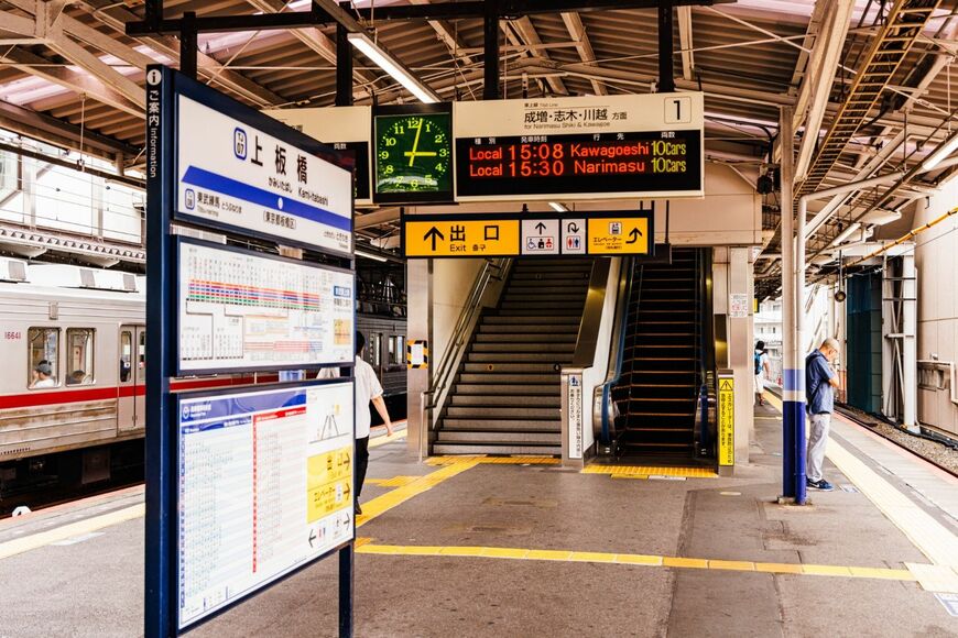 東武東上線 上板橋駅 ホーム