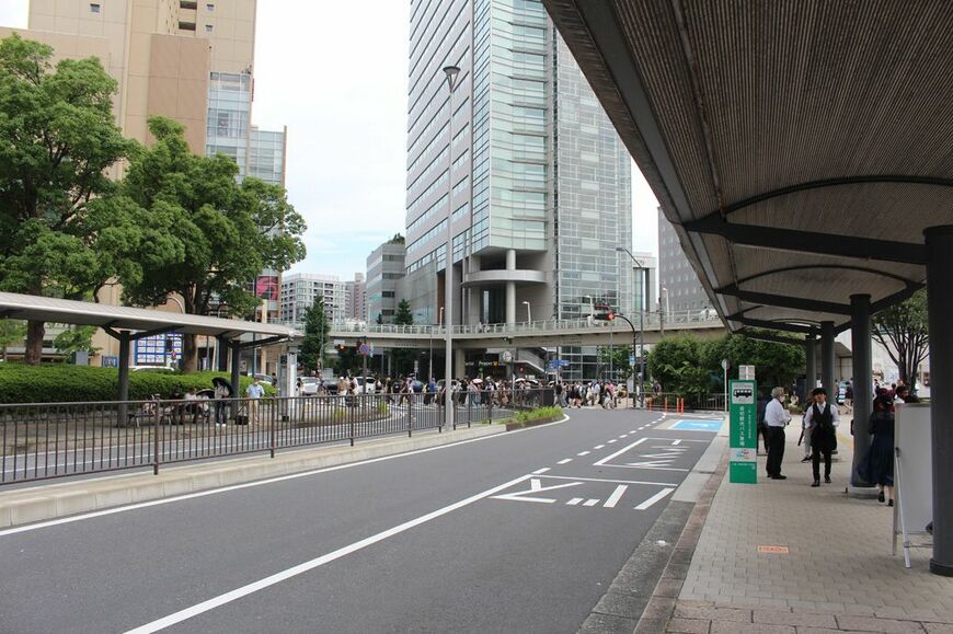 現在の桜木町駅辺り（筆者撮影）