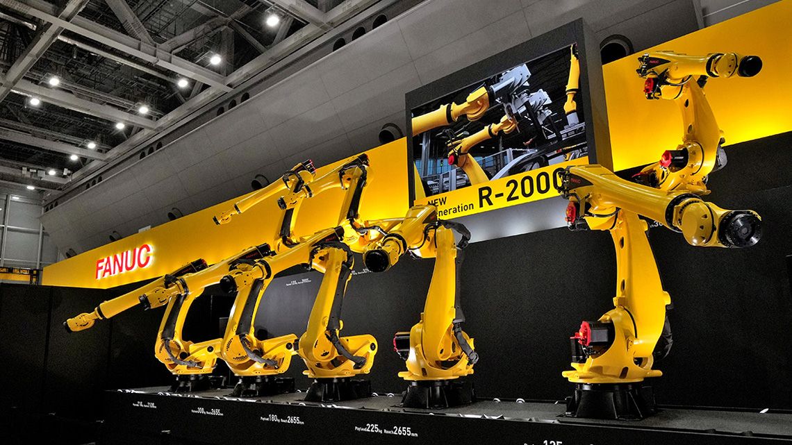 ファナックの工作ロボット