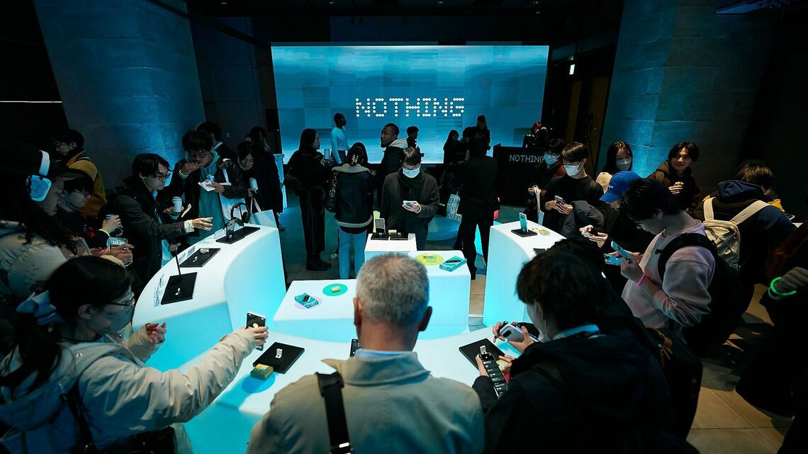 12月に東京都内で行われた、Nothingのファンイベント