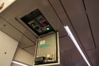 運転室へのはしごを操作するスイッチ