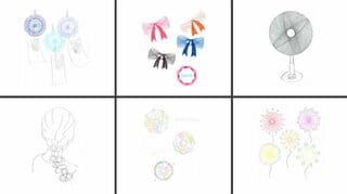 デザイン定規を使ったイラスト