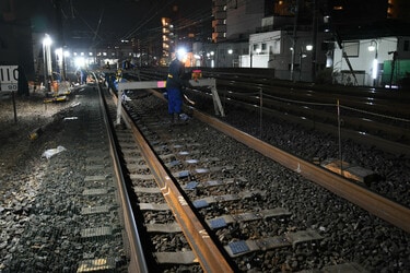 終電後｣のJR､線路の上で何をやっているのか 安全運行に不可欠な深夜の