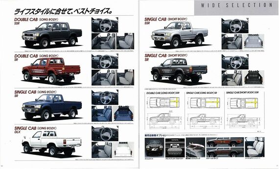 5代目ハイラックスのインテリア