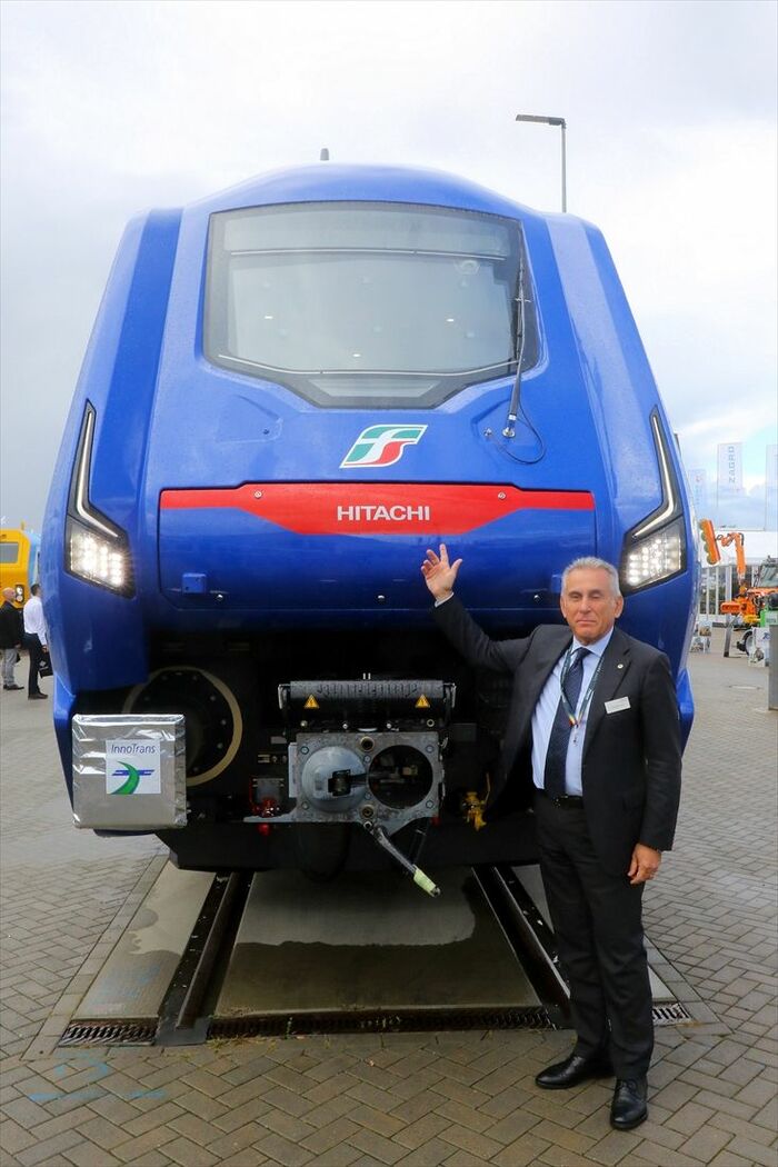 日立レール・バイスプレジデントのA.フォルネッリ氏