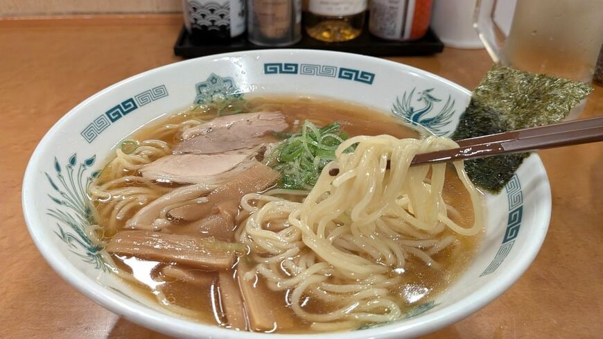 日高屋の看板メニュー 中華そば